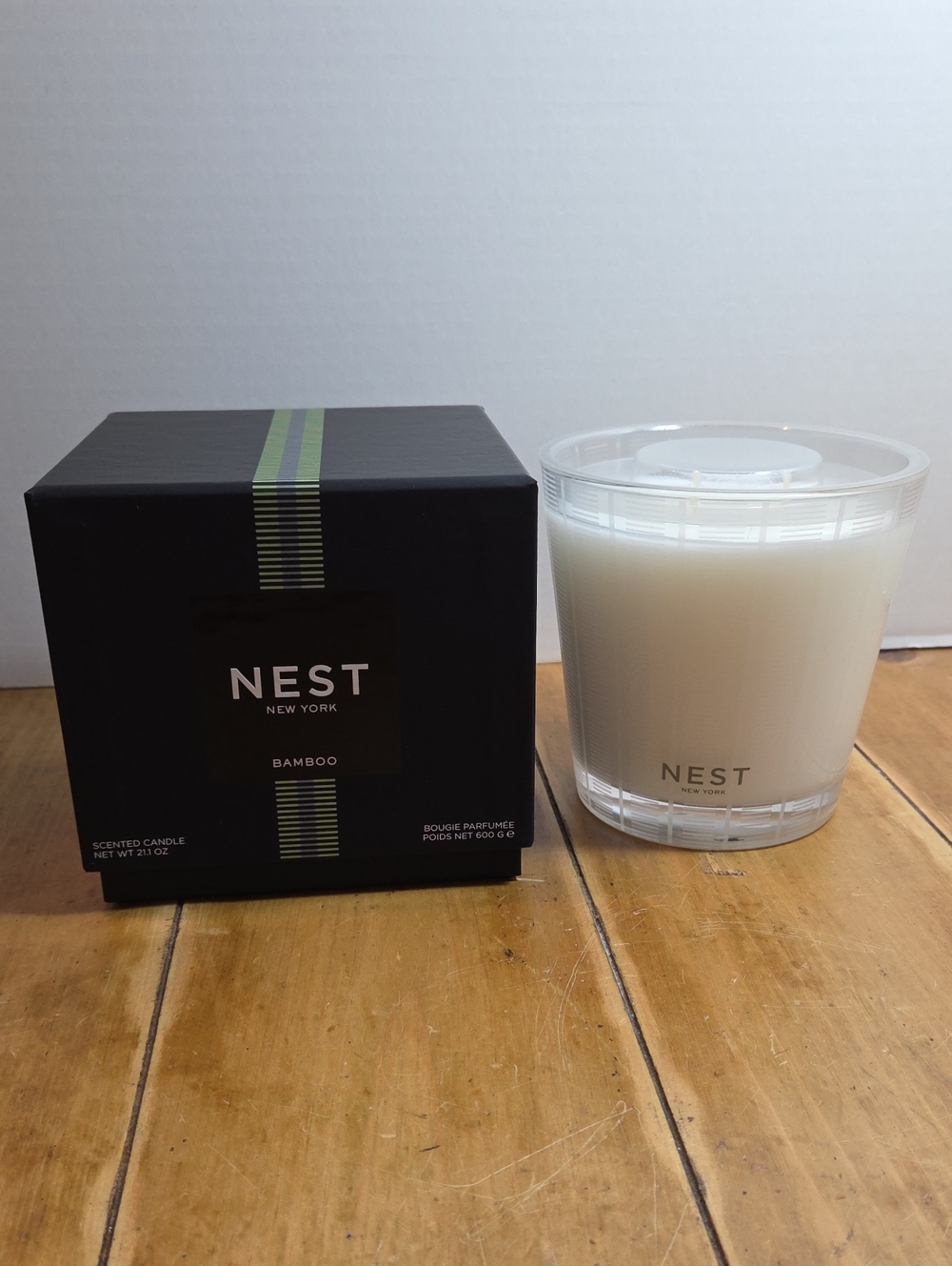 Nest New York Bamboo 3 Wicks Scented Candle ~ 21.1 oz